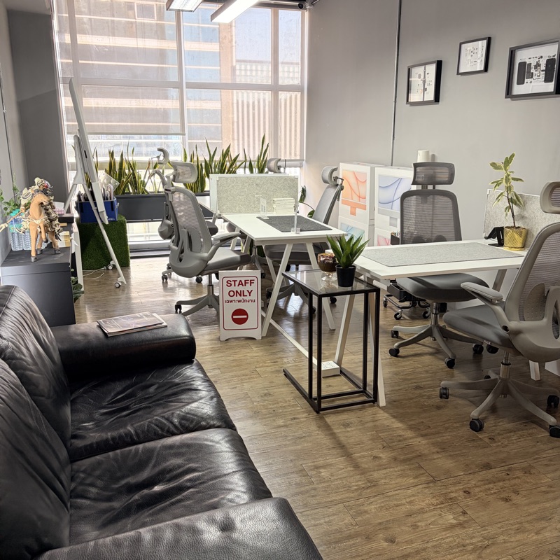 พื้นที่ทำงาน 168Bnt สำนักงานปากเกร็ด นนทบุรี